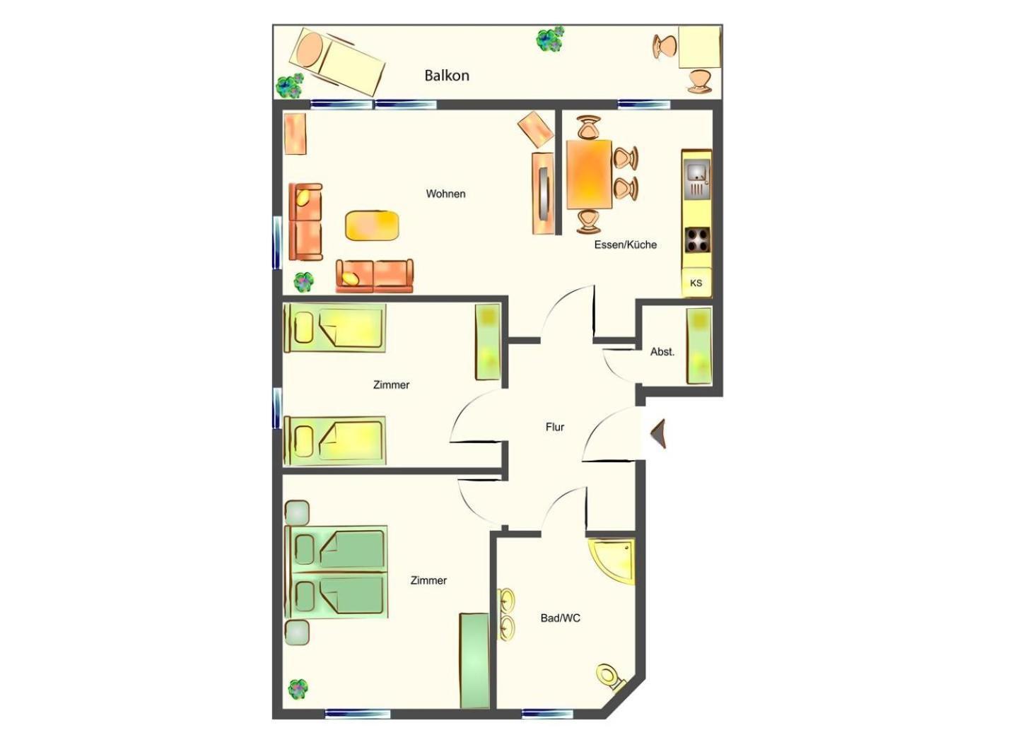 Haus Triade Ferienwohnung Triade 3 Zinnowitz Luaran gambar